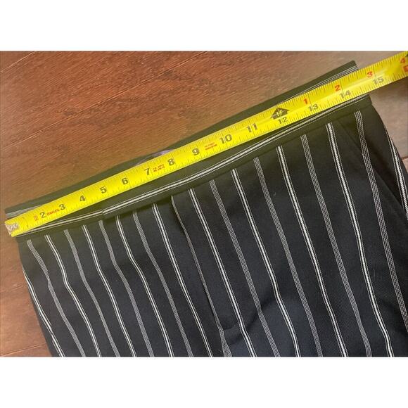 Ralph Lauren Collection Purple Label Pinstripe Wool Pant 4 Straight Leg Runway - Picture 11 of 15